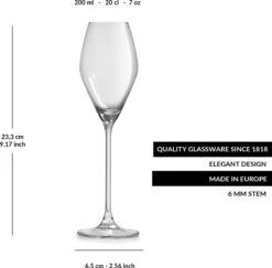 Libbey Champagneglas Iduna – 200 Ml / 20 Cl - Set Van 6 - Elegant Design - Hoge Kwaliteit - Vaatwasserbestendig 11 Libbey Champagneglas Iduna – 200 Ml / 20 Cl - Set Van 6 - Elegant Design - Hoge Kwaliteit - Vaatwasserbestendig -Keukenbenodigdheden 1200x1179 7
