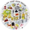 Blond Amsterdam City Londen Bord - Ø 22 Cm -Keukenbenodigdheden 1200x1180 1