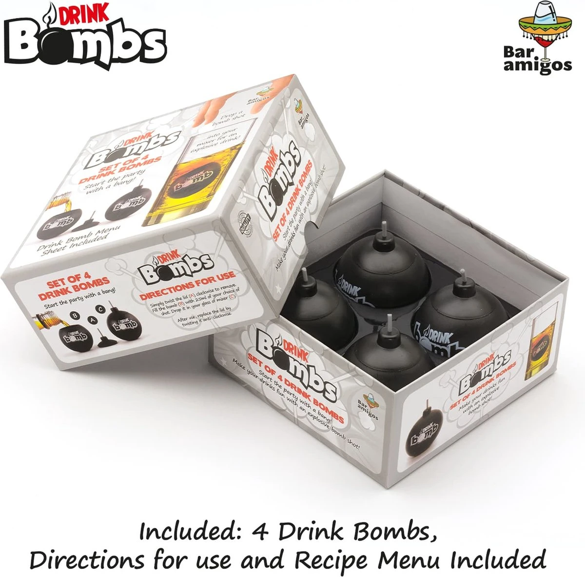 CKB LTD - Bomb Shots - Drank - Jagermeister Shotglaasjes Giftpack - Borrelglaasjes - Kunststof - Shotglazen - Zwart - 4 Stuks - Glazen Shotglas Likeur Drank Jagerbomb 20 CKB LTD - Bomb Shots - Drank - Jagermeister Shotglaasjes Giftpack - Borrelglaasjes - Kunststof - Shotglazen - Zwart - 4 Stuks - Glazen Shotglas Likeur Drank Jagerbomb - Afbeelding 18