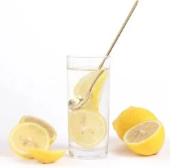 House Of Husk® Lange Theelepels Set - Latte Macchiato Lepels - Koffielepels - Theelepeltjes - RVS - 17cm - 6 Stuks - Goud -Keukenbenodigdheden 1200x1184 4