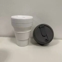 Koffiebeker - Reisbeker - Siliconen Beker - Opvouwbaar - Zwart - Drinkbeker - To Go -Keukenbenodigdheden 1200x1194 2