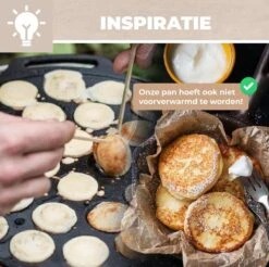 Poffertjespan - Geschikt Voor Alle Fornuizen - Poffertjesmaker - Poffertjespan Inductie - Poffertjespan Electrisch -Keukenbenodigdheden 1200x1197 23