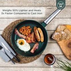 Westinghouse Pannenset - Performance Series Koekenpan 24cm + Koekenpan 28cm - Groen - Koekenpannenset 2-delig - Geschikt Voor Alle Warmtebronnen Inclusief Inductie 12 Westinghouse Pannenset - Performance Series Koekenpan 24cm + Koekenpan 28cm - Groen - Koekenpannenset 2-delig - Geschikt Voor Alle Warmtebronnen Inclusief Inductie -Keukenbenodigdheden 1200x1200 1157