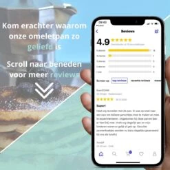 Culistar Pannenkoekenpan Inductie - Pancake Pan - Omeletpan - Omeletmaker - Eierpan - Inclusief Receptenboekje -Keukenbenodigdheden 1200x1200 1246