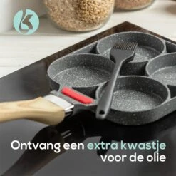 Culistar Pannenkoekenpan Inductie - Pancake Pan - Omeletpan - Omeletmaker - Eierpan - Inclusief Receptenboekje -Keukenbenodigdheden 1200x1200 1249