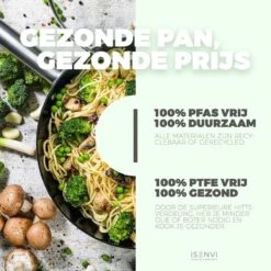 ISENVI Murray Keramische Grillpan 26 CM - RVS Greep -Keukenbenodigdheden 1200x1200 1343