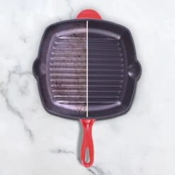 Cdealsz® Grillpan Gietijzer - Inductie - Rood - 28 Cm 12 Cdealsz® Grillpan Gietijzer - Inductie - Rood - 28 Cm -Keukenbenodigdheden 1200x1200 1378