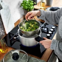 Springlane Roestvrijstalen Snelkookpan - Inductie - Pressure Cooker - 6,0 L Met Stoommand -Keukenbenodigdheden 1200x1200 1458