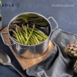 Sola Steelpan Profiline Deluxe - Ø 16 Cm - Zilver - RVS - Sandwichbodem -Keukenbenodigdheden 1200x1200 1539