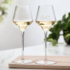 Riviera Maison Wijnglazen Witte Wijn - RM White Wine Glass - Transparant - Set 2 Stuks -Keukenbenodigdheden 1200x1200 1648