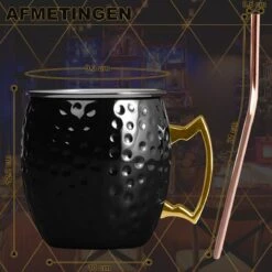 Toivo Moscow Mule Bekers Deluxe 2 Stuks - Zwart - Inclusief RVS Rietjes - 500 Ml - Cocktailglas - Bekers 16 Toivo Moscow Mule Bekers Deluxe 2 Stuks - Zwart - Inclusief RVS Rietjes - 500 Ml - Cocktailglas - Bekers -Keukenbenodigdheden 1200x1200 1743