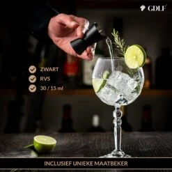 GDLF® Gin Tonic Glazen Set In Een Luxe Geschenkdoos - Incl. Zwarte RVS Maatbeker 30/15ML - Hoogwaardig Loodvrij Kristal - Made In Europe - Cocktail Glazen - 600ML - Cocktail Set - Gin Tonic Geschenkset - Cadeau Voor Man/Vrouw 14 GDLF® Gin Tonic Glazen Set In Een Luxe Geschenkdoos - Incl. Zwarte RVS Maatbeker 30/15ML - Hoogwaardig Loodvrij Kristal - Made In Europe - Cocktail Glazen - 600ML - Cocktail Set - Gin Tonic Geschenkset - Cadeau Voor Man/Vrouw -Keukenbenodigdheden 1200x1200 1763