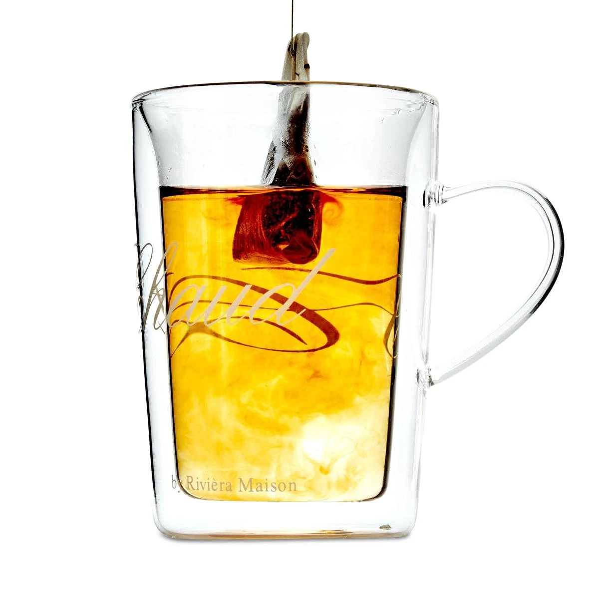 Riviera Maison Dubbelwandig Theeglas, Koffieglas Met Tekst - C'est Chaud Mug - Transparant - Glas 270 Ml - 1 Stuk 13 Riviera Maison Dubbelwandig Theeglas, Koffieglas Met Tekst - C'est Chaud Mug - Transparant - Glas 270 Ml - 1 Stuk - Afbeelding 11