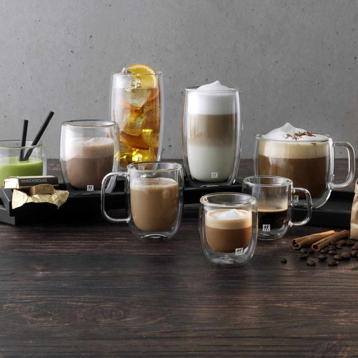 Zwilling Sorrento Dubbelwandig Latte Macchiato Glas - 350 Ml - 2 Stuks 5 Zwilling Sorrento Dubbelwandig Latte Macchiato Glas - 350 Ml - 2 Stuks - Afbeelding 3