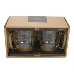 Gusta Fika - Glas - 400ml - Koffie Thee - Set 2 Stuks 18 Gusta Fika - Glas - 400ml - Koffie Thee - Set 2 Stuks -Keukenbenodigdheden 1200x1200 1913