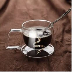 Dubbel Glas Koffie/thee Kop - 150ML - Geïsoleerde Koffie/thee Kop - Dubbel Glas - Koffie Kopjes - Koffie Kop - Dubbel Wandig Glas - Glazen Beker - Glazen Kopjes - Glazen Kop - Koffie Mok - Thee Glas -Keukenbenodigdheden 1200x1200 1935