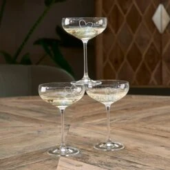 Riviera Maison Champagnecoupe, ChampagneGlas With Love Coupe - Transparant - Glas 400 Ml - 1 Stuk -Keukenbenodigdheden 1200x1200 1968