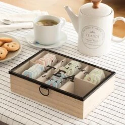 Merkloos Theedoos Let´s Take A Break -Keukenbenodigdheden 1200x1200 2005