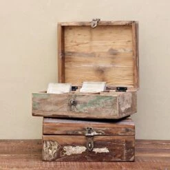 Raw Materials Scrapwood Theedoos – 6 Vakken – Gerecycled Hout -Keukenbenodigdheden 1200x1200 2016