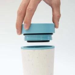 Circular&Co. Herbruikbare To Go Koffiebeker (rCUP) Zwart/geel 12oz/340ml -Keukenbenodigdheden 1200x1200 220