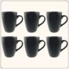 OTIX Koffiekopjes - Met Oor - Set Van 6 - Mat - Zwart - 340ml 2 OTIX Koffiekopjes - Met Oor - Set Van 6 - Mat - Zwart - 340ml -Keukenbenodigdheden 1200x1200 278
