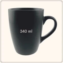 OTIX Koffiekopjes - Met Oor - Set Van 6 - Mat - Zwart - 340ml 11 OTIX Koffiekopjes - Met Oor - Set Van 6 - Mat - Zwart - 340ml -Keukenbenodigdheden 1200x1200 281