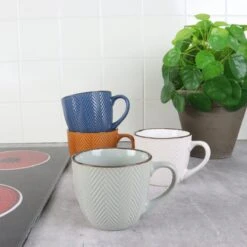 OTIX Koffiekopjes - Met Oor - Set Van 4 - Verschillende Kleuren - Aardewerk - 250 Ml 14 OTIX Koffiekopjes - Met Oor - Set Van 4 - Verschillende Kleuren - Aardewerk - 250 Ml -Keukenbenodigdheden 1200x1200 300