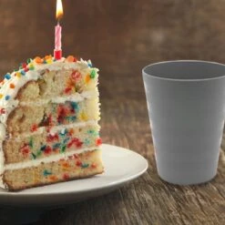 In Round Herbruikbare Plastic Drink Bekers – 10 Stuks – Grijs -Keukenbenodigdheden 1200x1200 336