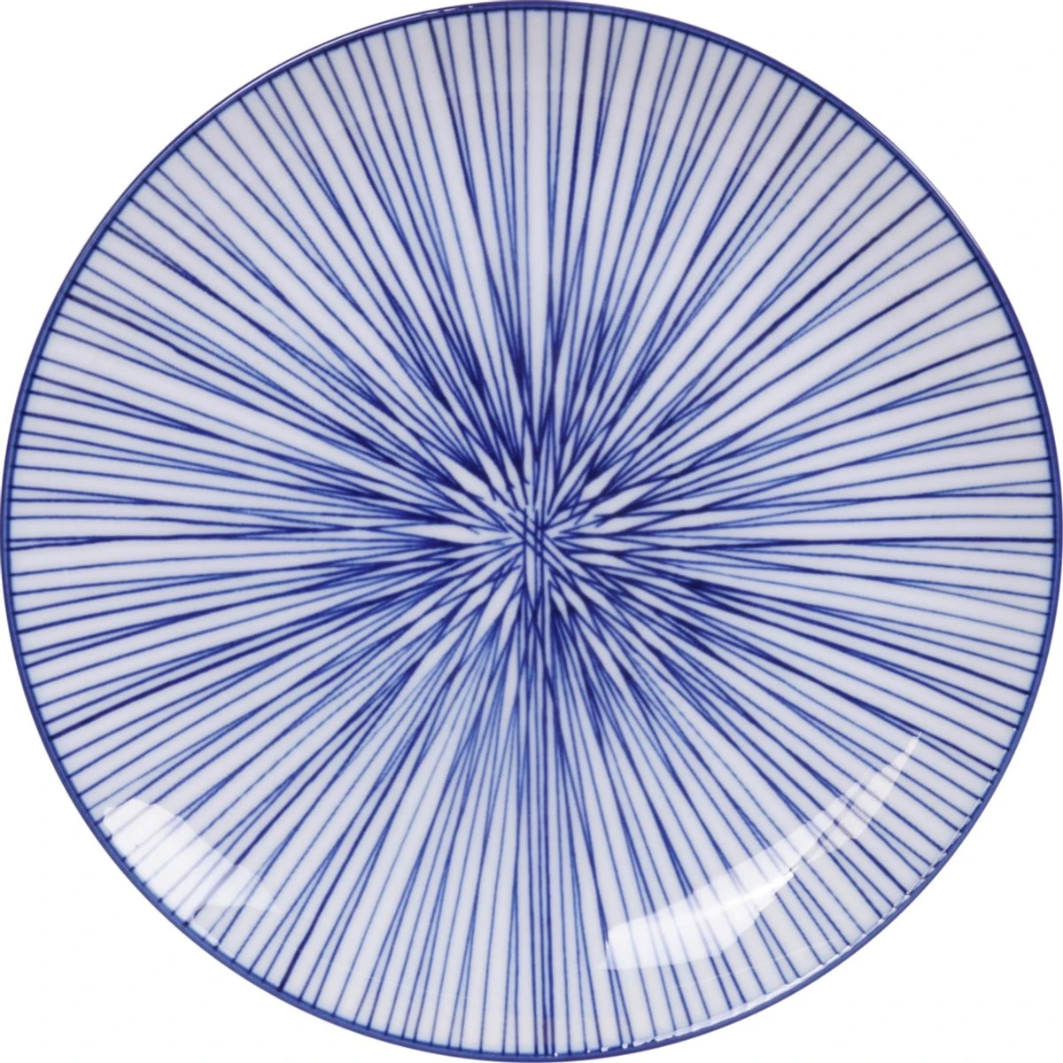 Tokyo Design Studio | Nippon Blue | Set Van 4 Borden Ø 25,7 Cm | Porselein 6 Tokyo Design Studio | Nippon Blue | Set Van 4 Borden Ø 25,7 Cm | Porselein - Afbeelding 4