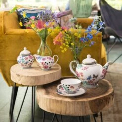 Melli Mello - Suikerpot Nora - Suikerkommetje - Bloemen - Stippen - Suiker -Keukenbenodigdheden 1200x1200 490