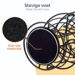 Goliving Eierrek - Eierhouder - Eiermand - Eieren Bewaren - Draaibaar - Ruimtebesparend - RVS - Zwart 17 Goliving Eierrek - Eierhouder - Eiermand - Eieren Bewaren - Draaibaar - Ruimtebesparend - RVS - Zwart -Keukenbenodigdheden 1200x1200 568