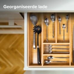 Coninx Bestekbak Bamboe 36CM Breed - Besteklade - Opbergbak - Duurzaam - Voor Laden Vanaf 47cm Diep 12 Coninx Bestekbak Bamboe 36CM Breed - Besteklade - Opbergbak - Duurzaam - Voor Laden Vanaf 47cm Diep -Keukenbenodigdheden 1200x1200 639