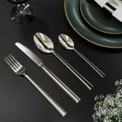 Nevana Bestekset - 24 Delig - 18/10 Edelstaal - Bestek - Lepels, Messen, Vorken -Keukenbenodigdheden 1200x1200 665
