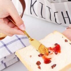 House Of Husk Botermesjes Set - Goud - RVS - Botermes - Smeermessen - Tapas Mesjes - 6 Stuks -Keukenbenodigdheden 1200x1200 706