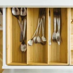 HI Bestekbak Uitschuifbaar Bamboe -Keukenbenodigdheden 1200x1200 725