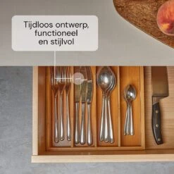 SCHOBERG Houten Bestekbak 34 Cm X 25 Cm X 5 Cm | Bamboe Enkele Keuken Bestekbak | Universele Bestekbak 12 SCHOBERG Houten Bestekbak 34 Cm X 25 Cm X 5 Cm | Bamboe Enkele Keuken Bestekbak | Universele Bestekbak -Keukenbenodigdheden 1200x1200 741