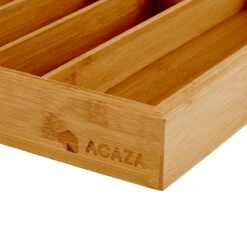 ACAZA Uitschuifbare Bestekbak In Bamboe Hout, Besteklade Met 7 Tot 9 Vakken, Ladeverdeler, Opbergbak, Bestekcassette, Verstelbaar 16 ACAZA Uitschuifbare Bestekbak In Bamboe Hout, Besteklade Met 7 Tot 9 Vakken, Ladeverdeler, Opbergbak, Bestekcassette, Verstelbaar -Keukenbenodigdheden 1200x1200 756