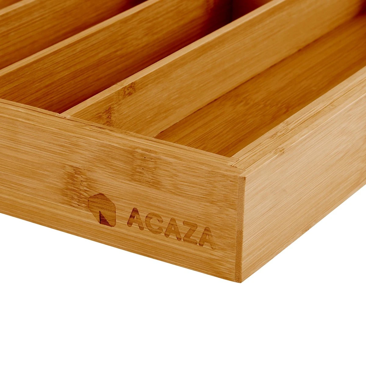 ACAZA Uitschuifbare Bestekbak In Bamboe Hout, Besteklade Met 7 Tot 9 Vakken, Ladeverdeler, Opbergbak, Bestekcassette, Verstelbaar 8 ACAZA Uitschuifbare Bestekbak In Bamboe Hout, Besteklade Met 7 Tot 9 Vakken, Ladeverdeler, Opbergbak, Bestekcassette, Verstelbaar - Afbeelding 6