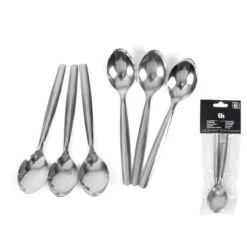 Merkloos Excellent Houseware RVS Theelepels Set 6 Stuks -Keukenbenodigdheden 1200x1200 786