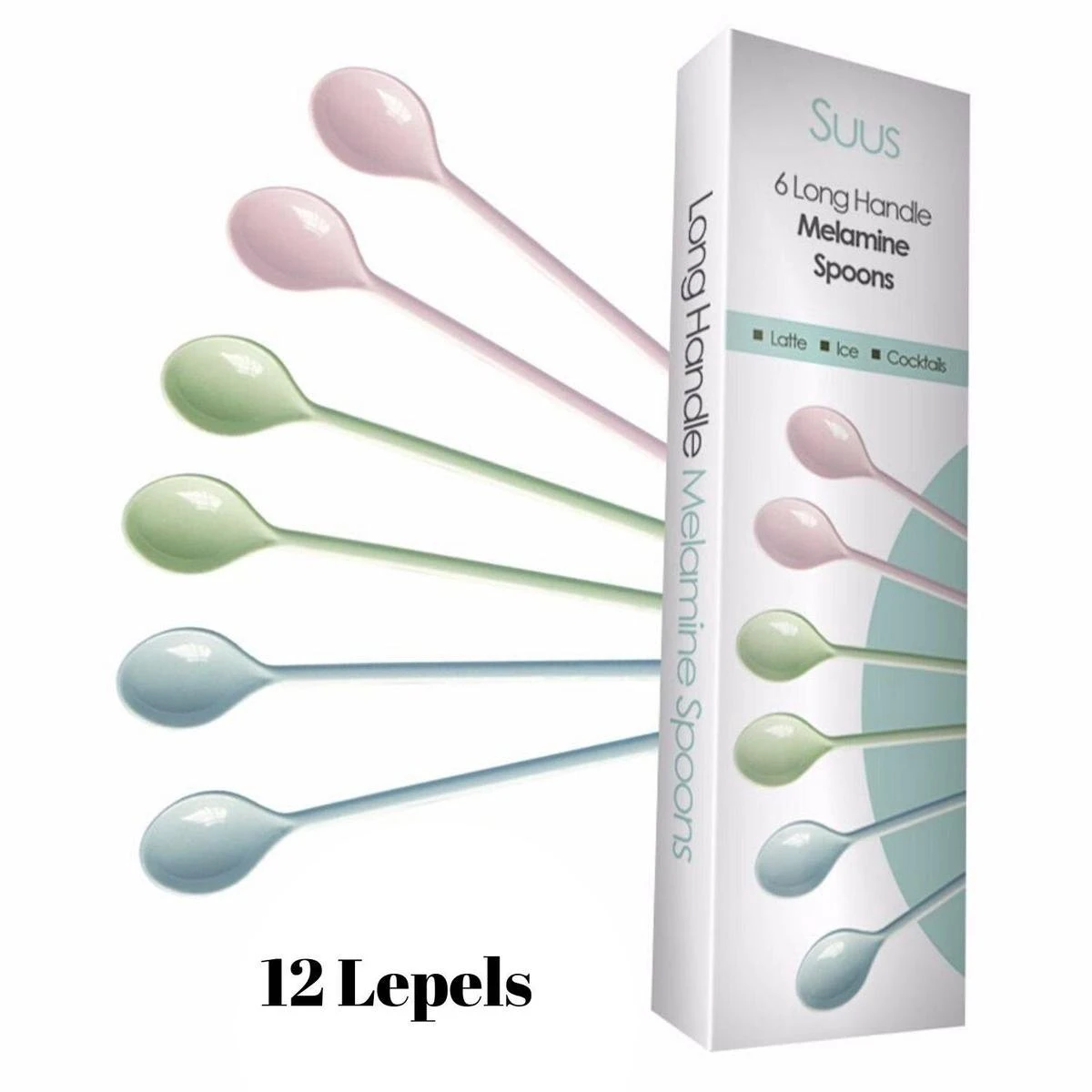 Gohh 12 Longdrink Lepels (18,5 Cm) Koffielepels Theelepels Vaatwasserbestendig Jamlepel Mosterdlepel 4 Gohh 12 Longdrink Lepels (18,5 Cm) Koffielepels Theelepels Vaatwasserbestendig Jamlepel Mosterdlepel - Afbeelding 2