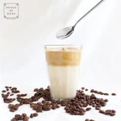 House Of Husk Latte Macchiato Lepels Set - Lange Theelepels - Koffielepels - Longdrinklepels - Sorbetlepels - Barlepel - RVS - 6 Stuks - 20CM - Zilver -Keukenbenodigdheden 1200x1200 813