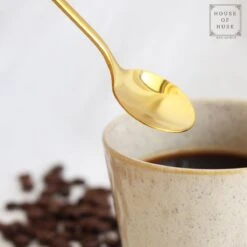 House Of Husk® Theelepels Set - Theelepeltjes - Koffielepels - Koffielepeltjes - RVS - 15cm - 6 Stuks - Goud -Keukenbenodigdheden 1200x1200 818