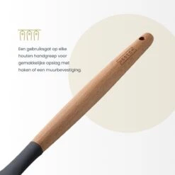 Hescom Siliconen Gesloten Opscheplepel Met Anti-aanbaklaag - Keukengerei Met Ergonomisch Design - Hittebestendige Serveerlepel - Vaatwasservriendelijk -Keukenbenodigdheden 1200x1200 839