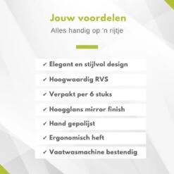 Hendi Tafelvork - Profi Line Tafelvorken - 20,5cm - RVS 18/0 ( Set Van 6 ) -Keukenbenodigdheden 1200x1200 905