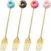 Gebaksvorkjes Donut Set Van 4 Taartvorkjes - Goud -Keukenbenodigdheden 1200x1200 911