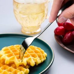 House Of Husk® Gebaksvorkjes - Dessertvorken - Taartvorkjes - Cocktailvorken - Klein Vorkjes - 12 Stuks - RVS - Zilver -Keukenbenodigdheden 1200x1200 929