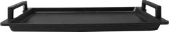 Eurolux Teppanyaki Plaat Met Grepen - 41 X 24 X 2.5 Cm - Zwart - Aluminium - Geschikt Voor Alle Warmtebronnen -Keukenbenodigdheden 1200x230