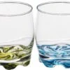 Waterglas Gekleurd Set Van 6 Stuks .Drinkglas Met Gekleurde Bodem. 310ml -Keukenbenodigdheden 1200x267