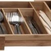 Excellent Houseware Bestekbak Hout Uitschuifbaar -Keukenbenodigdheden 1200x441 1
