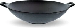 Orange85 Gietijzeren Wokpan - Alle Warmtebronnen - Inductie - Wok - Zwart - 31cm - Gietijzer - Wokpannen